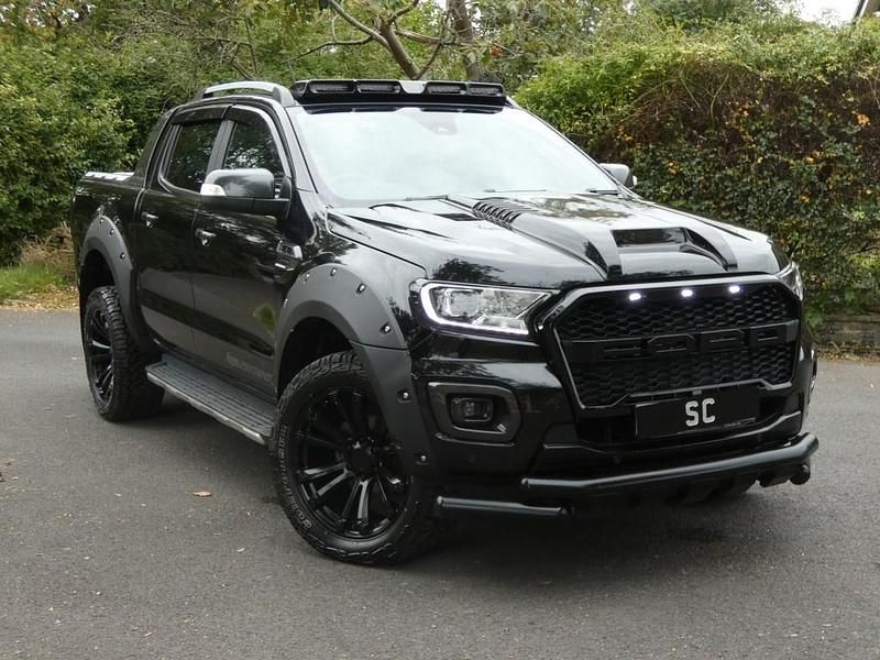 Black Used 2022 Ford Ranger Wildtrack Pickup | £27,995 (Expensive) - Image 1/4