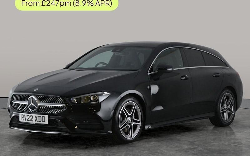 Used Mercedes CLA200 Shooting Brake AMG line 163 HP (119 kW) 2022 Black Estate
