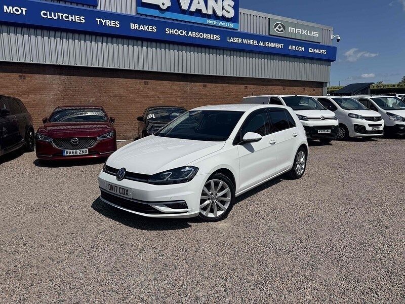 White Used 2017 VW Golf VII GT Hatchback | £12,491 (Fair price) - Image 1/4