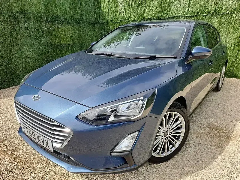 Used Ford Focus Titanium X 125 HP (91 kW) 2020 Blue Hatchback