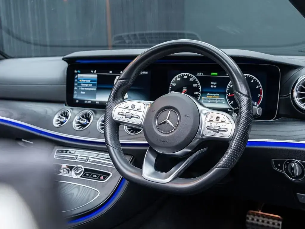 Used Mercedes E350 AMG line 2021 Silver Sedan