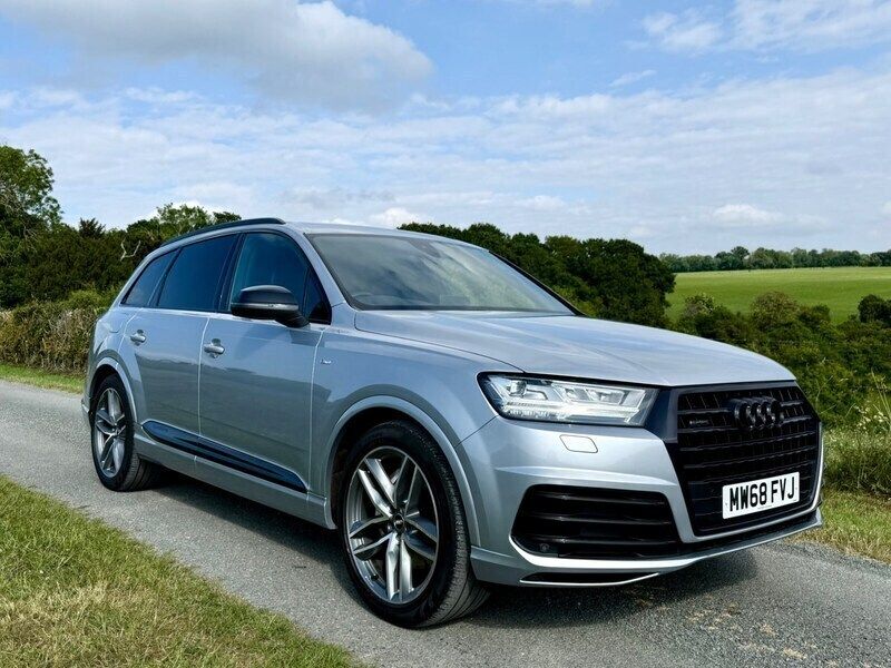 Silver Used 2018 Audi Q7 Black Edition SUV | £29,995 (Super price) - Image 1/4