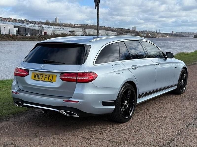 Used Mercedes E220 AMG line 194 HP (142 kW) 2017 Silver Estate