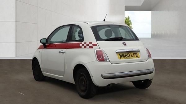 Used Fiat 500 Pop 69 HP (50 kW) 2011 White Hatchback