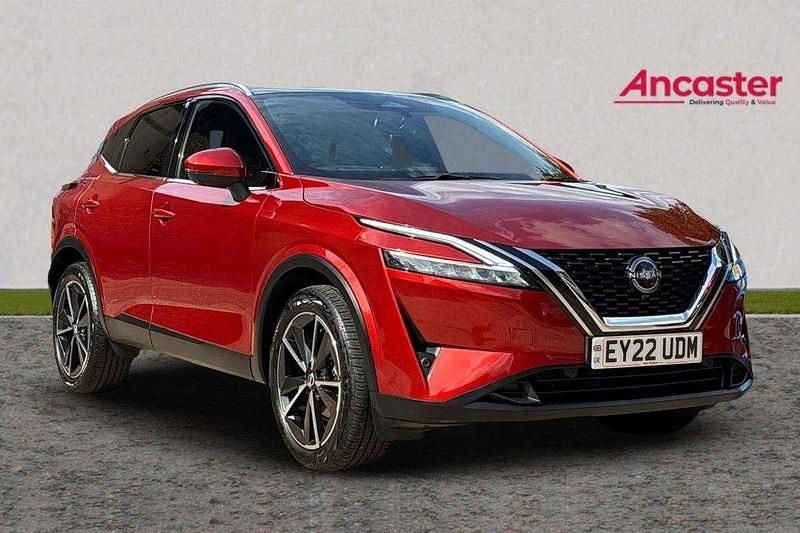 Red Used 2022 Nissan Qashqai Tekna SUV | £21,975 (Fair price) - Image 1/4