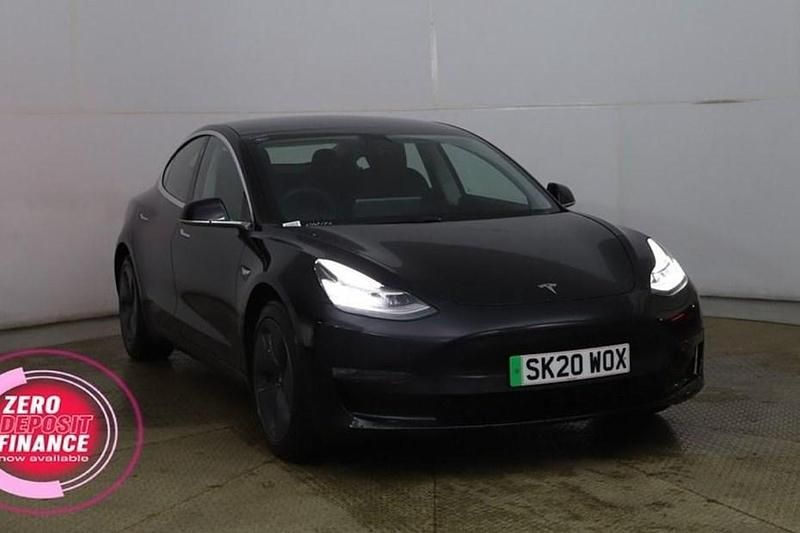 Black Used 2020 Tesla Model 3 Sedan | £17,399 (Good price) - Image 1/1