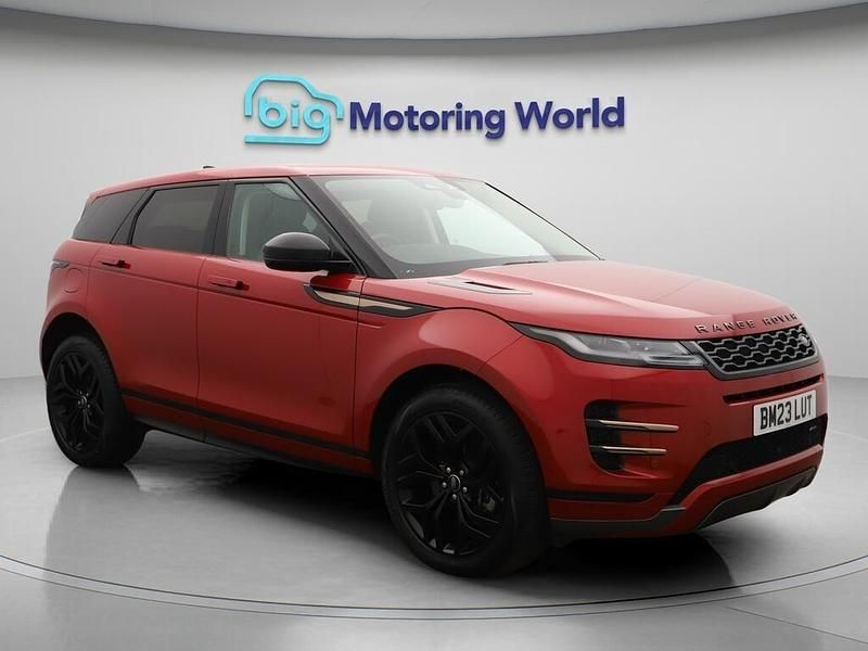 Red Used 2023 Land Rover Range Rover evoque SE Dynamic SUV | £30,700 (Good price) - Image 1/4