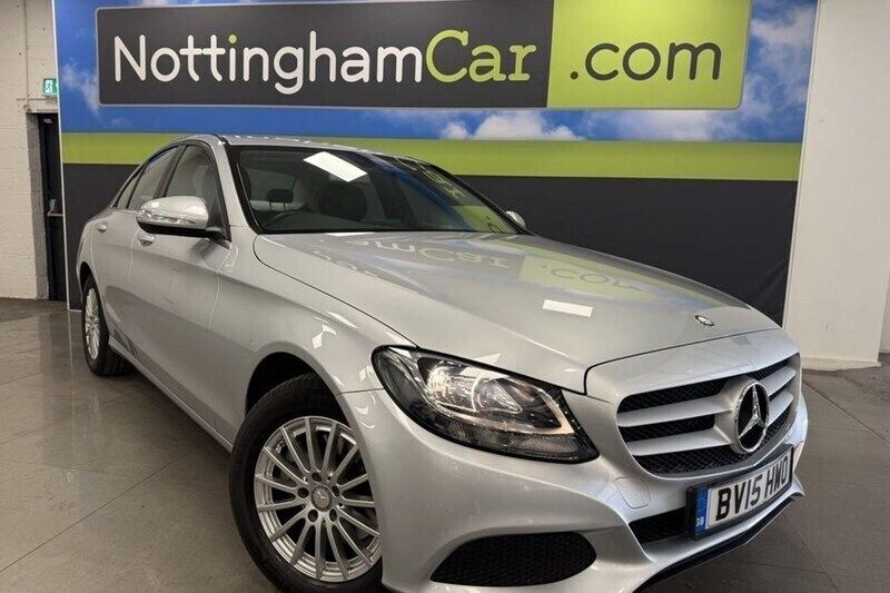 Silver Used 2015 Mercedes C200 Executive Sedan | £12,995 (Good price) - Image 1/1