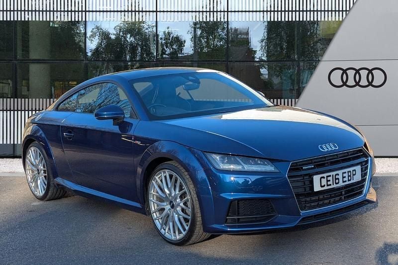 Used Audi TT S-Line 226 HP (166 kW) 2016 Blue Coupe