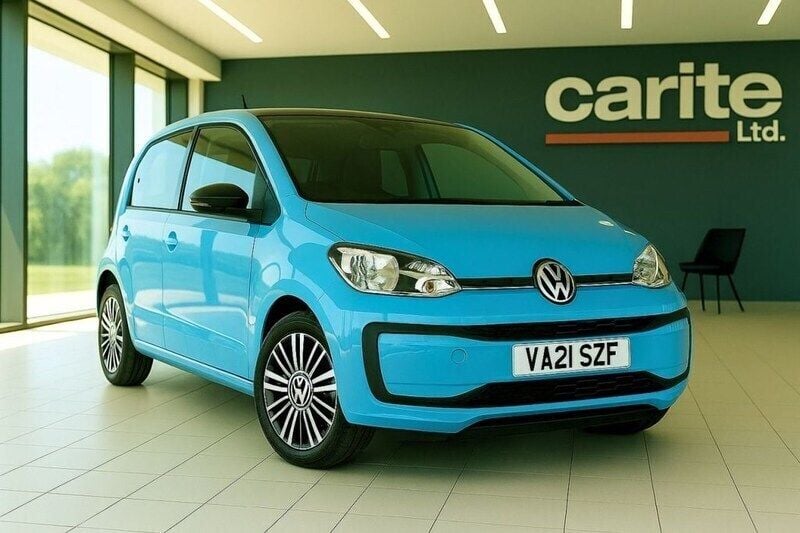 Blue Used 2021 VW up! Black Edition Hatchback | £12,495 (Fair price) - Image 1/2
