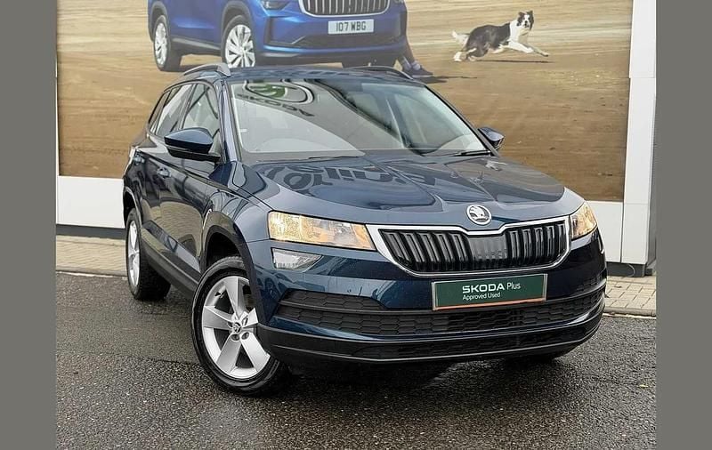 Used Skoda Karoq SE 116 HP (85 kW) 2019 Blue SUV