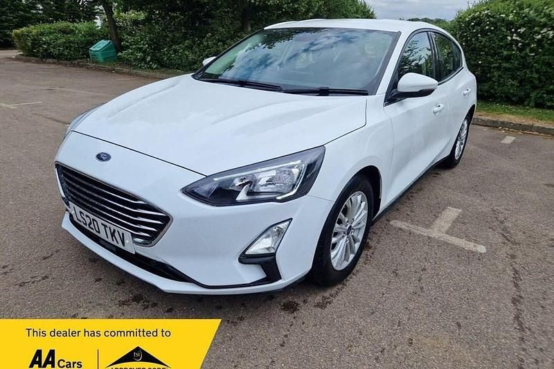 White Used 2020 Ford Focus Titanium Hatchback | £8,950 (Good price) - Image 1/1