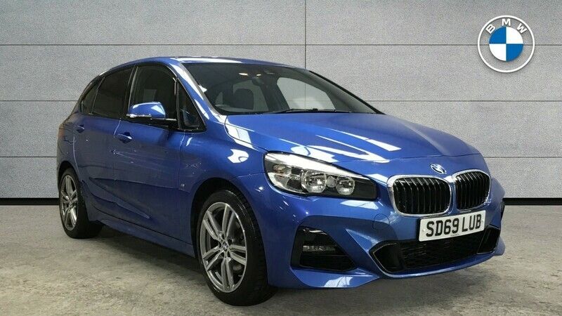 Used BMW 220 Active Tourer M Sport 189 HP (139 kW) 2019 Blue MPV