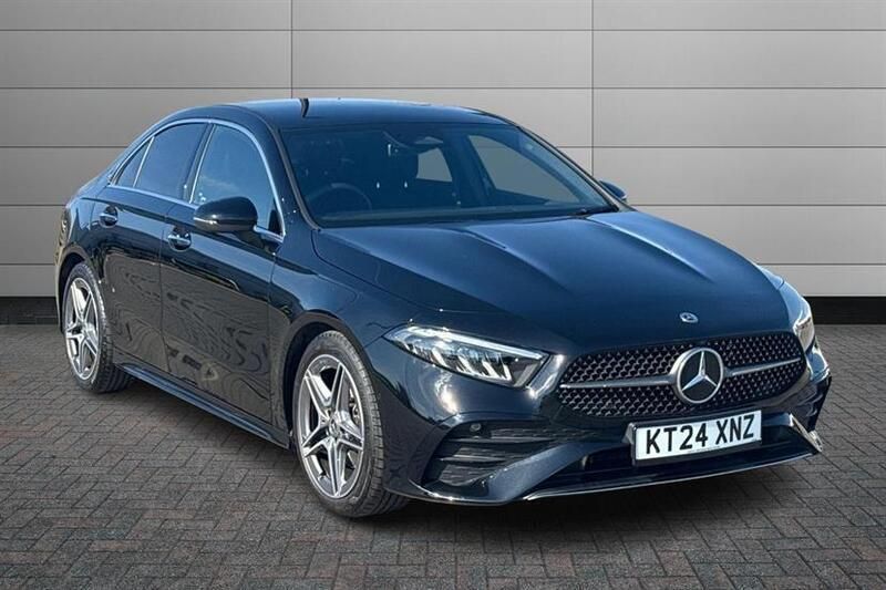 Black Used 2024 Mercedes A180 AMG Line Premium Sedan | £25,990 (A bit pricey) - Image 1/4