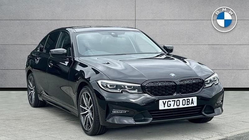 Black Used 2020 BMW 320 Sport Line Sedan | £19,490 (Good price) - Image 1/4