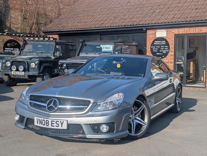 Used Mercedes SL63 AMG 2008 Silver Cabriolet