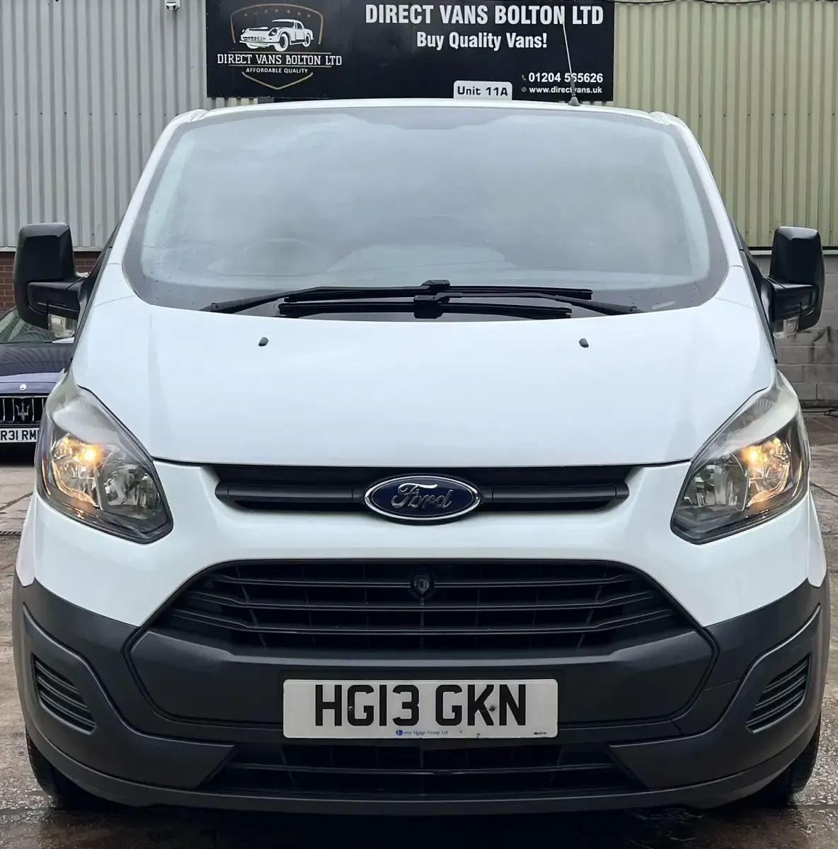 Used Ford Transit Custom 100 HP (73 kW) 2013 White Van