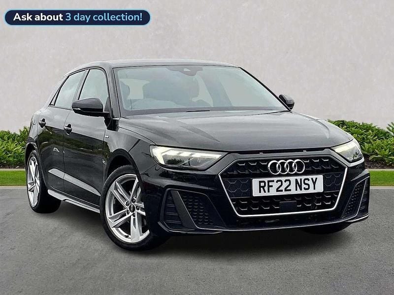 Black Used 2022 Audi A1 S-Line Hatchback | £20,411 (Fair price) - Image 1/4