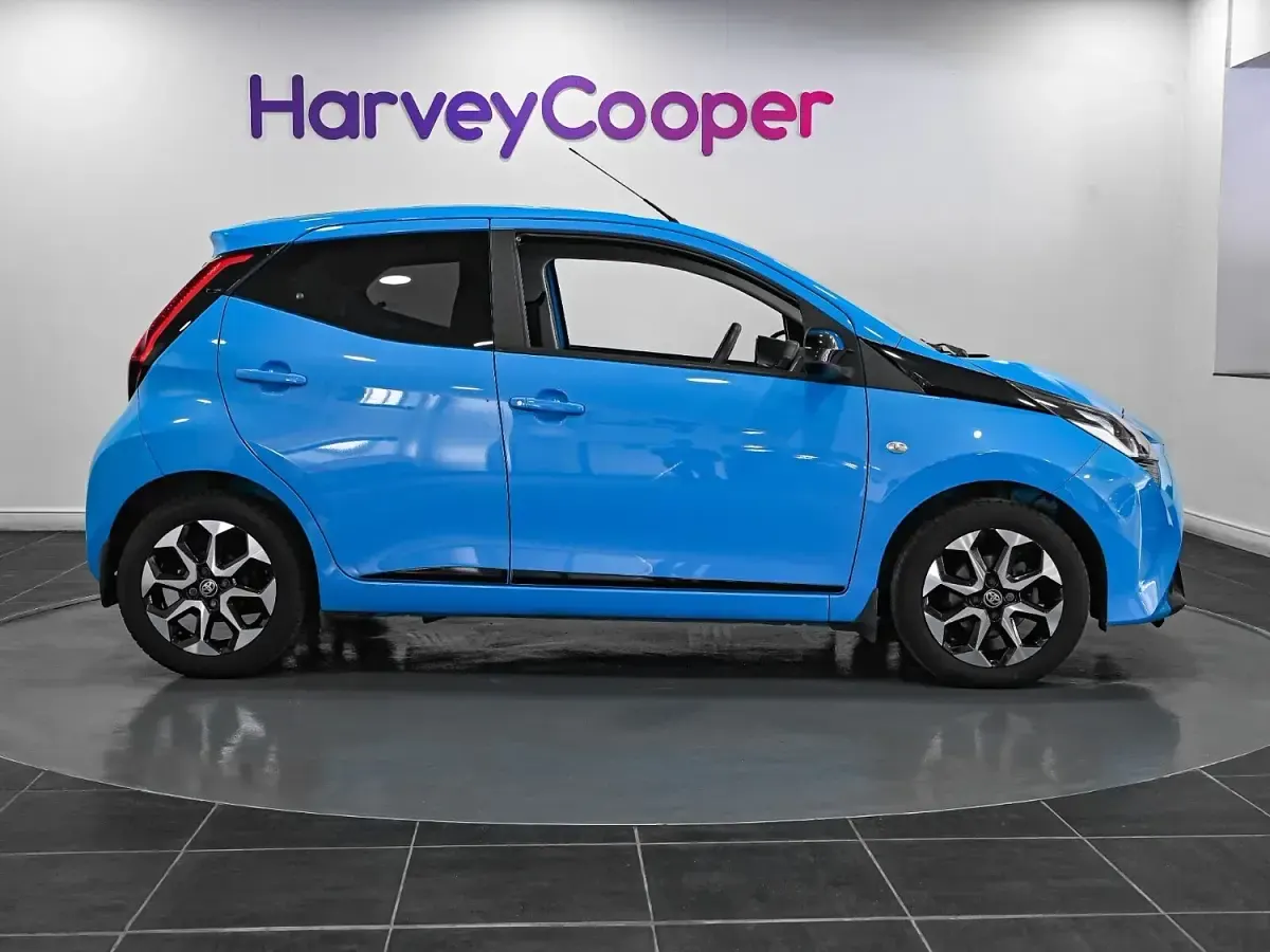 Used Toyota Aygo Trend 72 HP (52 kW) 2019 Blue Hatchback