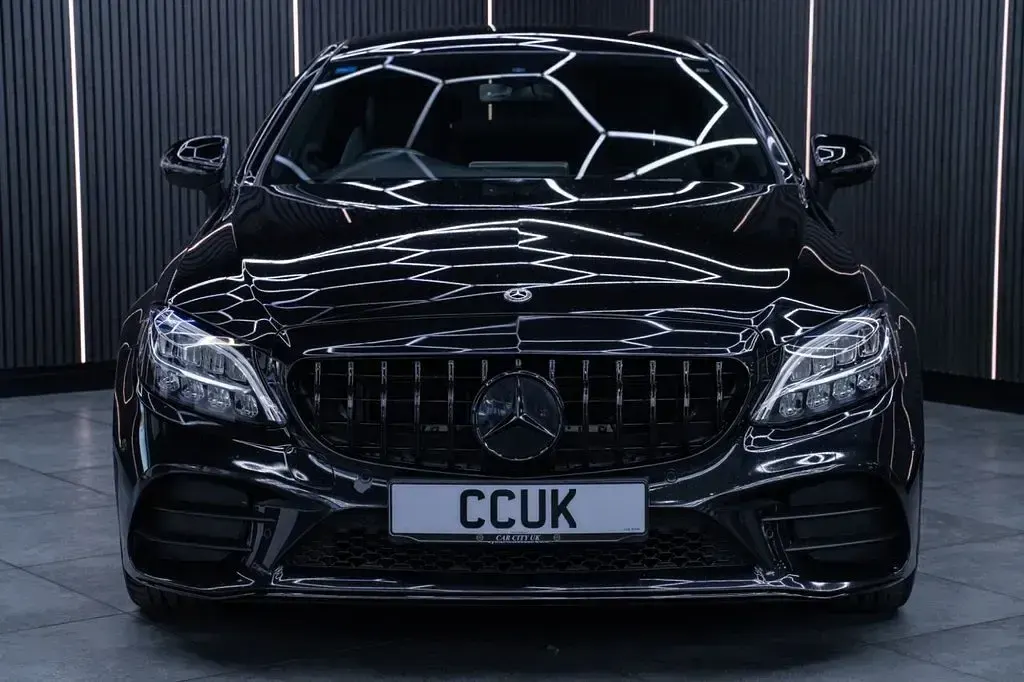 Used Mercedes C220 AMG line 194 HP (142 kW) 2020 Black Coupe