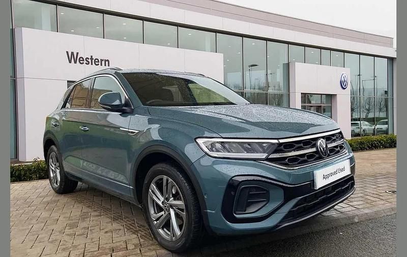 Used VW T-Roc R-line 150 HP (110 kW) 2023 Blue SUV