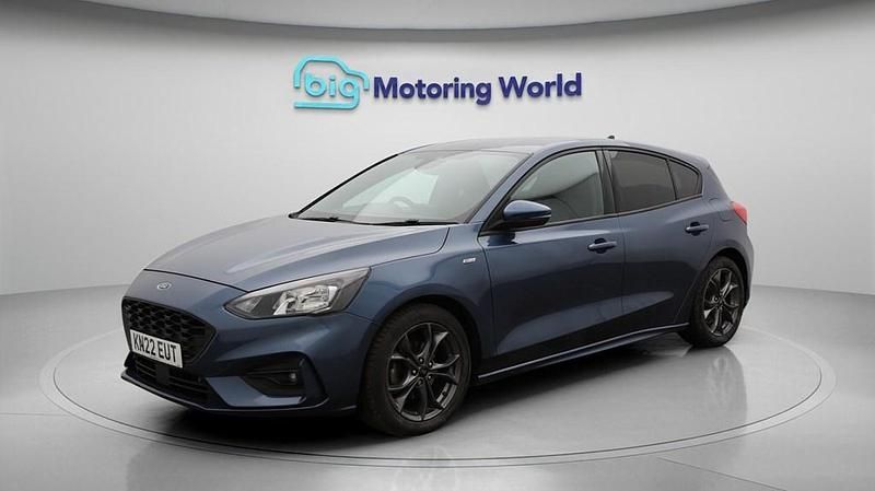 Used Ford Focus ST-Line 125 HP (91 kW) 2022 Blue Hatchback