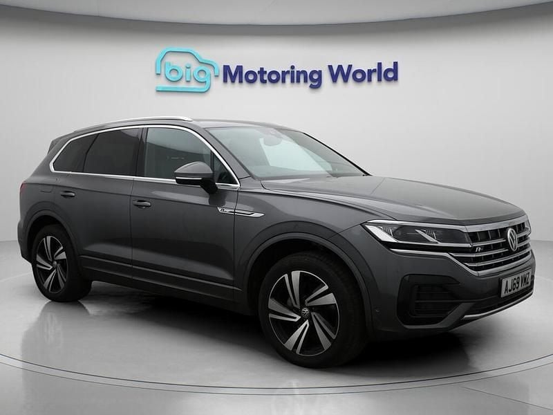 Grey Used 2019 VW Touareg R-line SUV | £28,000 (Expensive) - Image 1/4