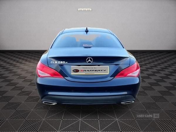 Used Mercedes CLA220 170 HP (125 kW) 2019 Blue Sedan