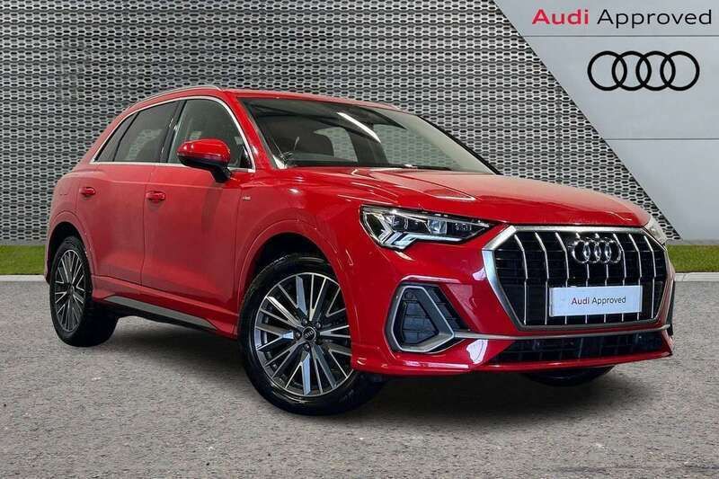 Red Used 2020 Audi Q3 S-Line SUV | £23,295 (Fair price) - Image 1/3