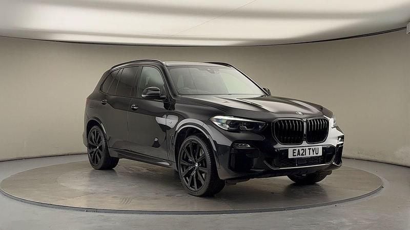 Sapphire black Used 2021 BMW X5 M Sport SUV | £44,650 (Good price) - Image 1/4