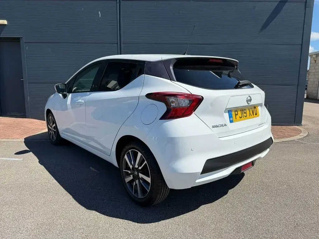 Used Nissan Micra N-Connecta 2019 White Hatchback