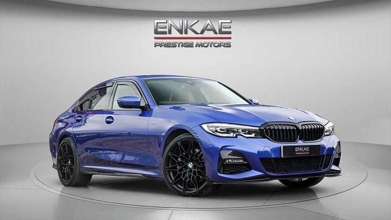 Blue Used 2019 BMW 330e M Sport Sedan | £20,695 (Fair price) - Image 1/4
