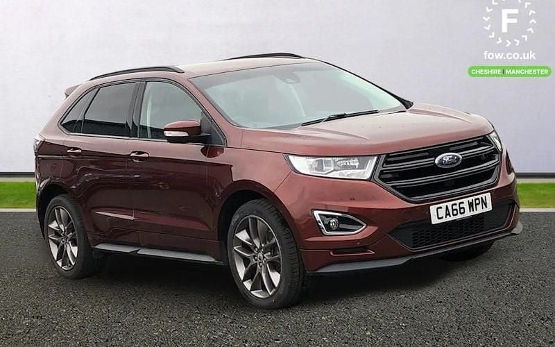 Red Used 2017 Ford Edge Sport SUV | £13,799 (Fair price) - Image 1/4