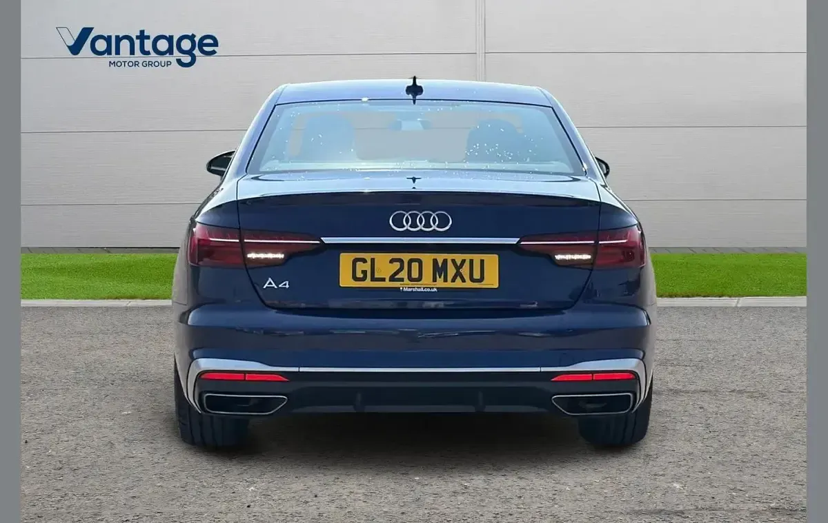 Used Audi A4 S-Line 187 HP (137 kW) 2020 Blue Sedan