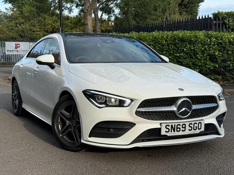 White Used 2019 Mercedes CLA180 AMG line Sedan | £20,500 (Fair price) - Image 1/4