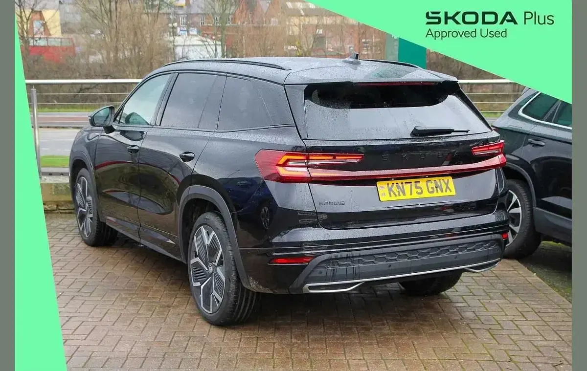 Used Skoda Kodiaq SportLine 150 HP (110 kW) 2025 Black magic pearl effect SUV