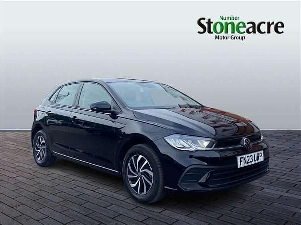 Black Used 2023 VW Polo Life Hatchback | £16,000 (Good price) - Image 1/4