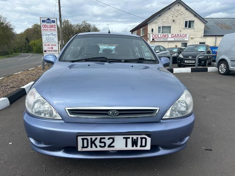 Used Kia Rio LX 2002 Blue Hatchback