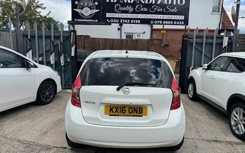 Used Nissan Note S 98 HP (72 kW) 2016 White Hatchback
