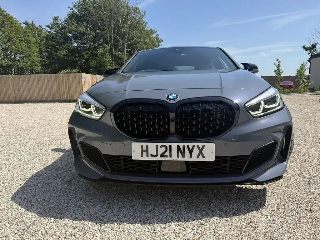 Used BMW M135 Comfort Edition 306 HP (225 kW) 2021 Grey Hatchback