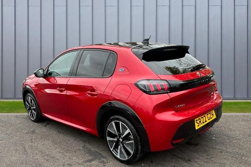 Used Peugeot e-208 Premium 98 kW (134 HP) 2022 Red Hatchback