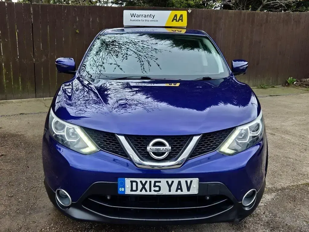 Used Nissan Qashqai N-TEC 110 HP (80 kW) 2015 Blue SUV