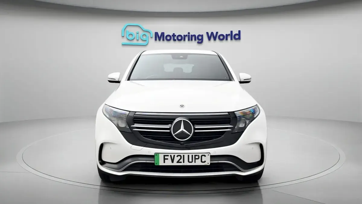 Used Mercedes EQC400 AMG line 300 kW (408 HP) 2021 White SUV
