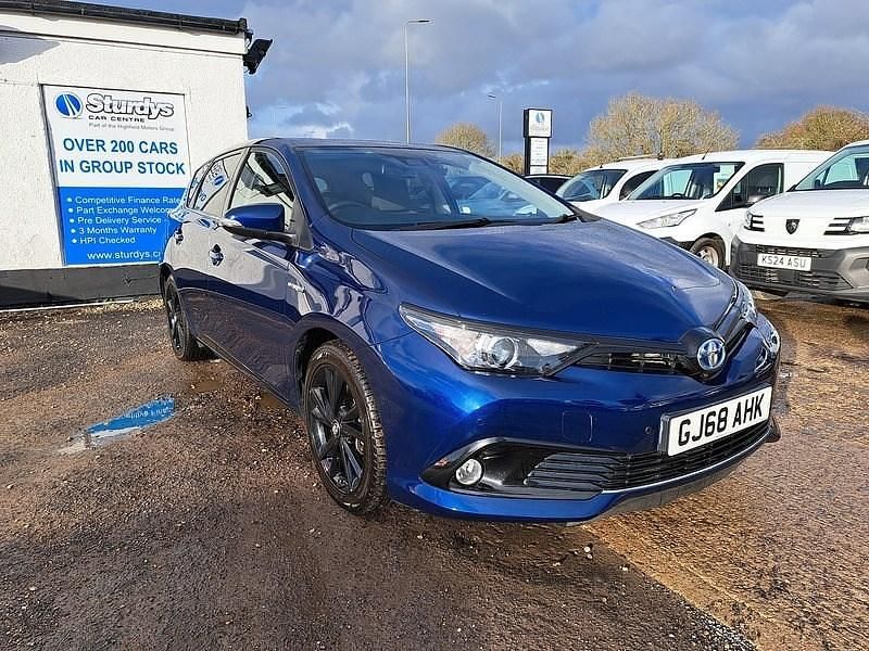 Used Toyota Auris Hybrid Design 2018 Blue Hatchback