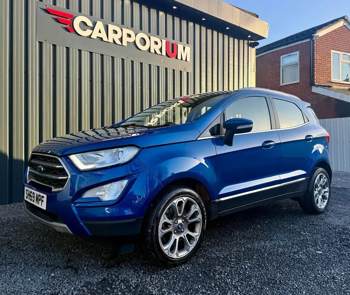 Used Ford Ecosport Titanium 125 HP (91 kW) 2019 Blue SUV