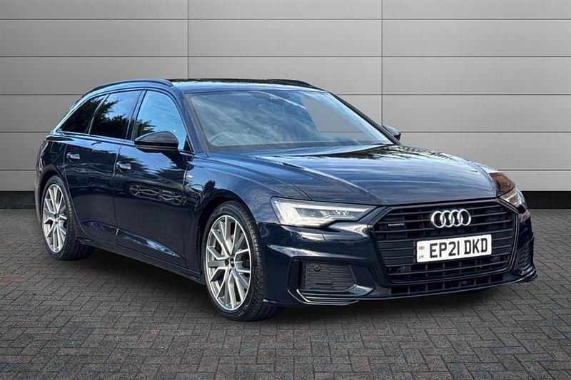 Blue Used 2021 Audi A6 Black Edition Estate | £26,495 (Fair price) - Image 1/4