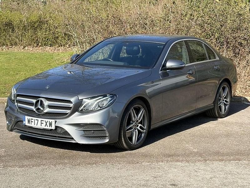 Used Mercedes E220 AMG line 194 HP (142 kW) 2017 Grey Sedan