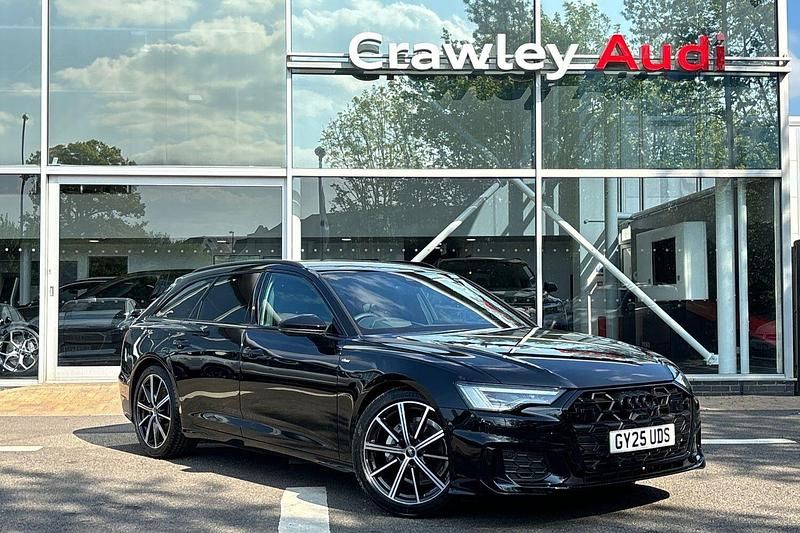 Black Used 2025 Audi A6 Black Edition Estate | £40,990 (Expensive) - Image 1/4