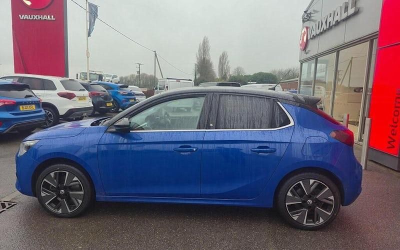 Used Vauxhall Corsa-e Elite 100 kW (136 HP) 2020 Blue Hatchback