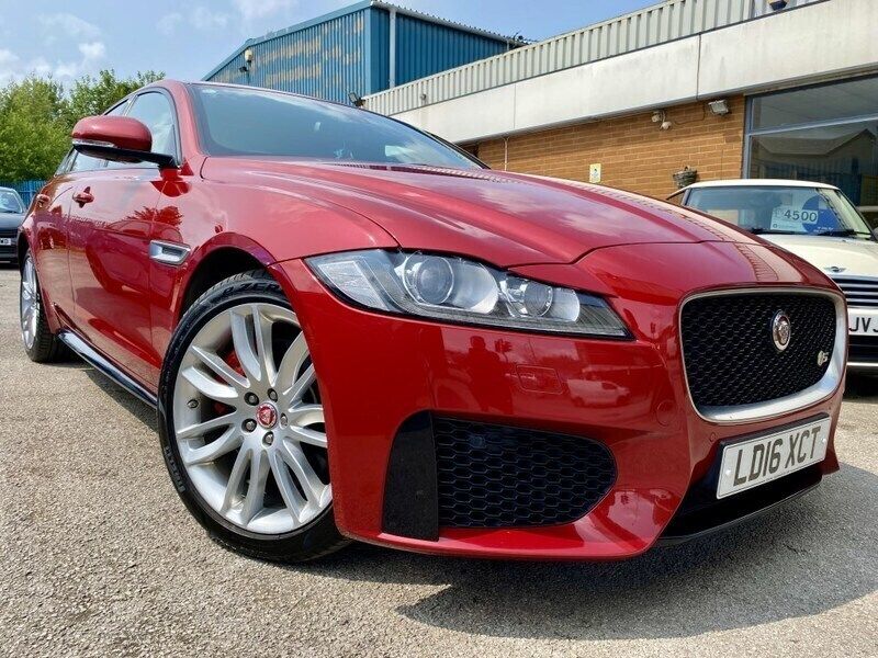 Red Used 2016 Jaguar XF S Sedan | £14,750 (Fair price) - Image 1/4